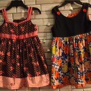 BlueBeri Blvd.  BRAND .Girls Size 3t Dress Duo for Spring/ SUMMER